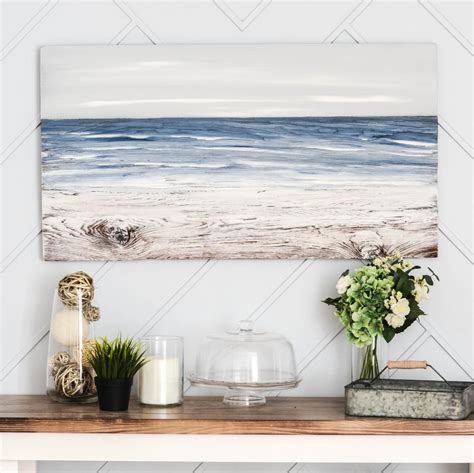 Sunset Painting Beach Painting Painting On Wood Painting Frames