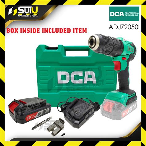 DCA ADJZ2050I TYPE DM 20V 50NM Cordless Brushless Driver Hammer Drill