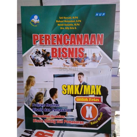 Jual Buku Perencanaan Bisnis Smk Mak Kelas X K Revisi Shopee