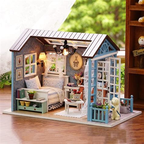 DIY Dollhouse Miniature Kit UniHobby Romantic Forest Time Wooden Dollhouse Gift House Toy - UniHobby