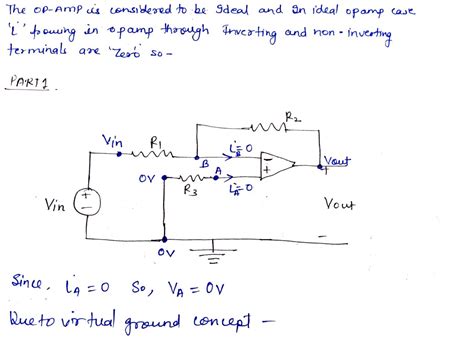 Solved Part 1 An Inverting Op Amp Is Shown Below R1 1 Kq2 R2 3 Kq Course Hero