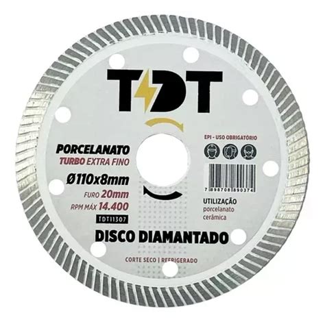 Kit Disco Corte Porcelanato Diamantado Turbo Profissional Frete Gr Tis