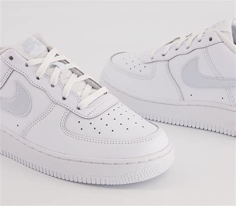 Nike Air Force 1 Junior Trainers White Aura Junior