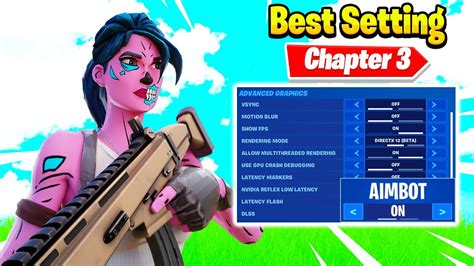 Best Fortnite Setting Chapter 3 Controller Keyboard And Mouse Fps