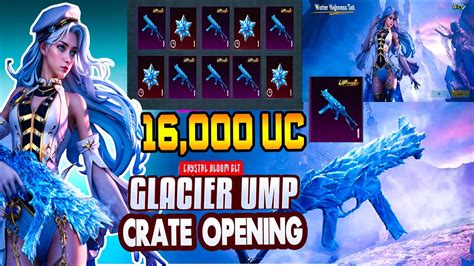 Worlds Luckiest UMP Glacier Ultimate Crate Opening In 16 000 UC BGMI