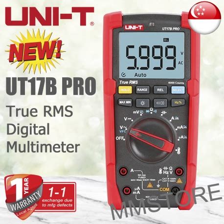 Uni T Ut B Pro V True Rms Digital Multimeter Mm Store