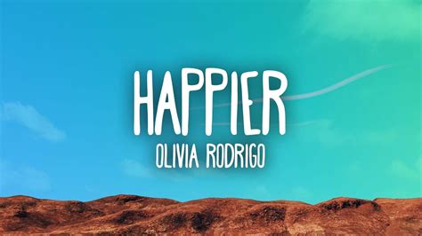 Olivia Rodrigo - Happier Chords - Chordify