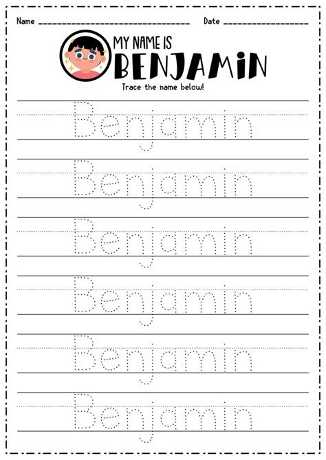 15 Create Name Tracing Worksheets