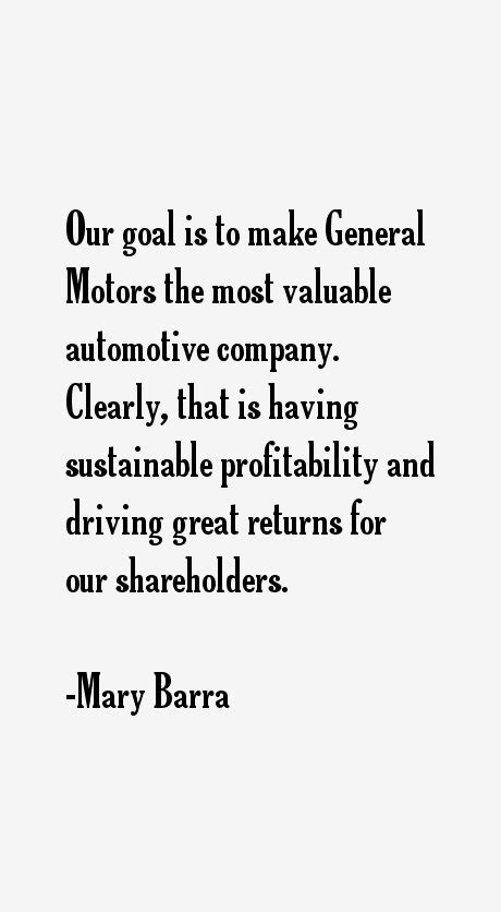 Mary Barra Quotes & Sayings