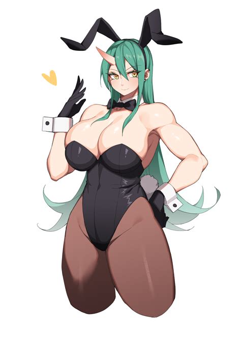 Rule 34 Arknights Big Breasts Bowtie Breasts Bunny Costume Bunny Ears Bunnysuit Curves Curvy