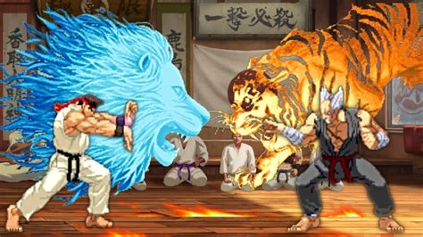 RYU Vs HEIHACHI UNBELIEVABLE FIGHT YouTube