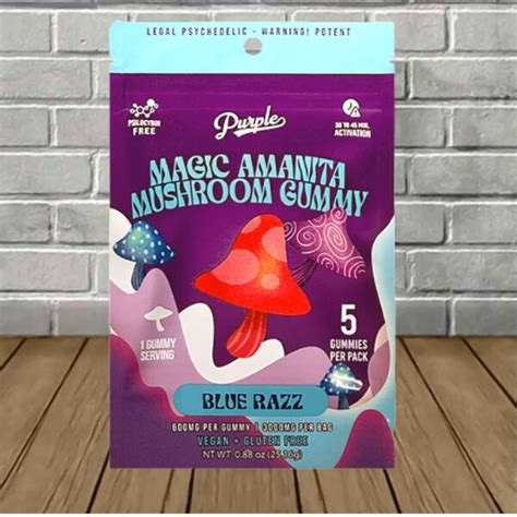 Purple Magic Amanita Mushroom Gummies Great Cbd Shop