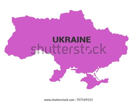 Ukraine Political Map Stock Vector Royalty Free 707569555 Shutterstock