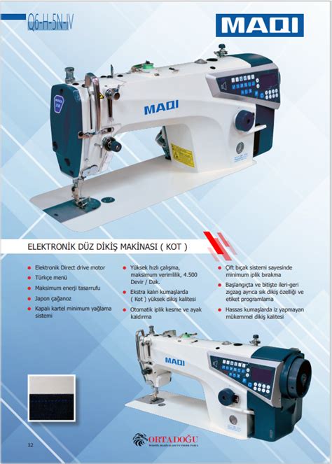 Elektronik D Z Diki Makinasi Kot