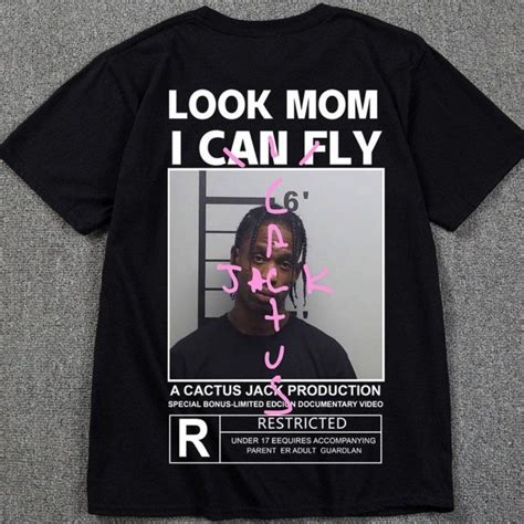 Cactus Jack Look Mom I Can Fly Tee Travis Scott Astroworld Tshirt