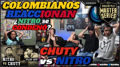 COLOMBIANOS REACCIONAN a CHUTY vs NITRO NITRO se CONDENÓ FMS