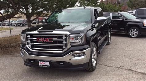 2017 GMC Sierra 1500 SLT 4WD Crew Cab Spray On Box Liner Sunroof DEMO