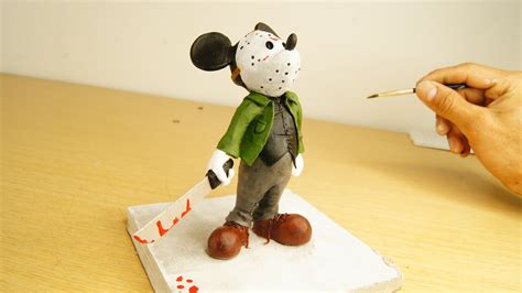 Como Hacer A Micky Mouse Jason Con Plastilina Diy Solo Plastilina