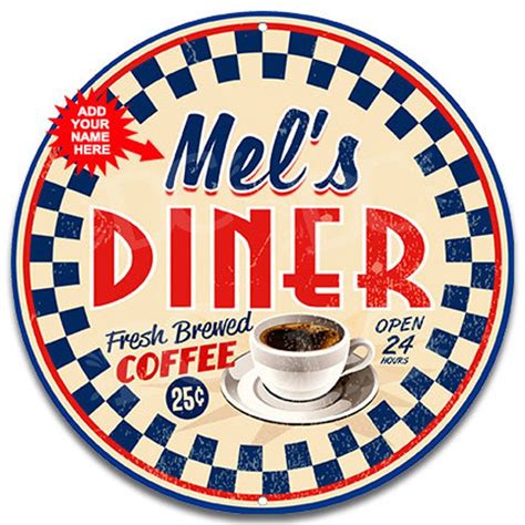 Diner Signs Customized Retro Drive In Diner Decor Diner Sign Ideas