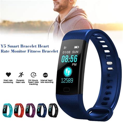 Cheap Y Color Screen Smart Heart Rate Monitor Blood Pressure Wrist