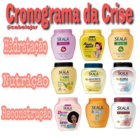 Resultado De Imagem Para Produtos Para Cronograma Capilar Da Skala