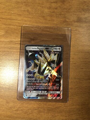 Dusk Mane Necrozma Gx Sm Ultra Rare Sun Moon Promo Pokemon