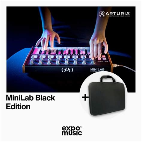 Arturia Minilab Mkii Black Edition Controlador Midi Expo Music Per