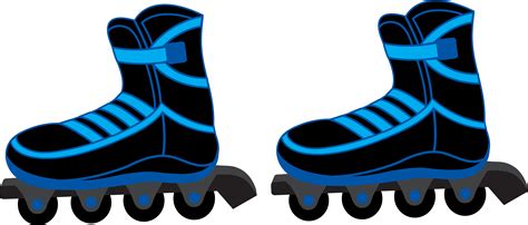 Clipart Of Cool Roller And Blades Roller Derby Png Download Full