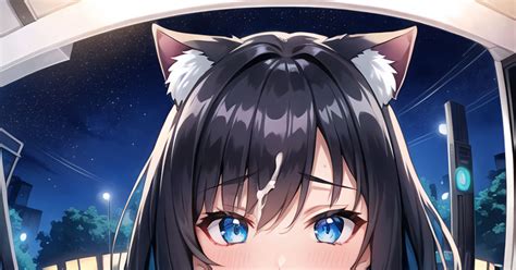 Ai 夜の公園で精子をせがんでくるタイプのケモミミちゃん 黒うさぎのイラスト Pixiv