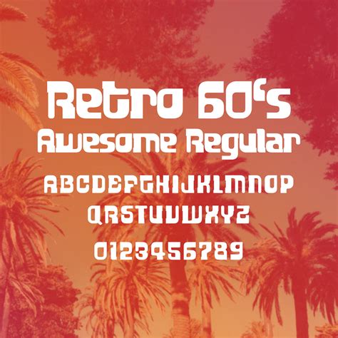 60's Retro Font | Free for Personal Use - Master Bundles