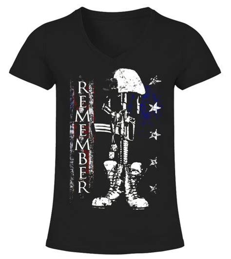 REMEMBER MEMORIAL DAY 2017 Shirt Limited Edition V Neck T Shirt