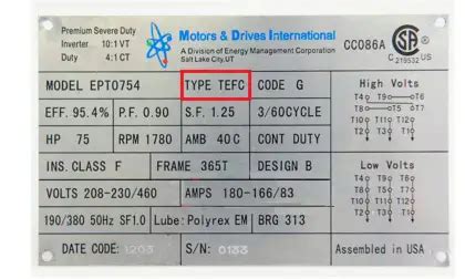 How To Read The Nameplate Of A Motor Inst Tools