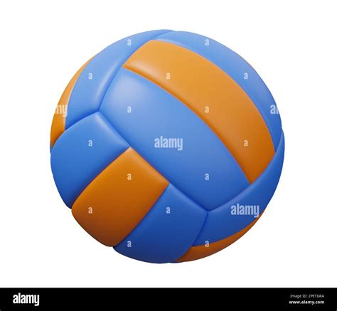 volleyball ball 3d icon Stock Photo - Alamy