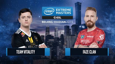 CSGO Team Vitality Vs FaZe Clan Nuke Map 1 Group B IEM Beijing