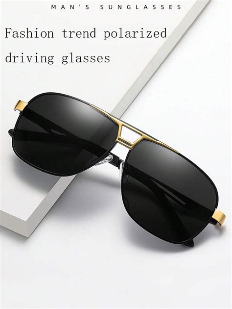 Pc Polarized Sunglasses For Men Day And Night Dual Use Color