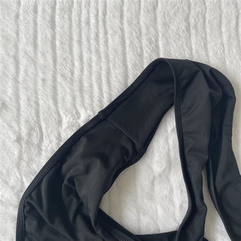 Garage Black Boomerang Bikini Bottom Size M Depop