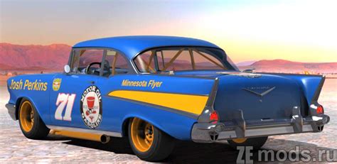 Скачать мод Chevrolet Bel Air 1957 Nascar для Assetto Corsa