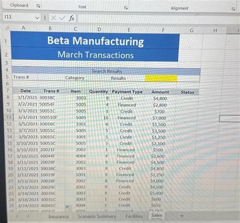 Solved Enter A Nested Function In Cell G That Displays Chegg