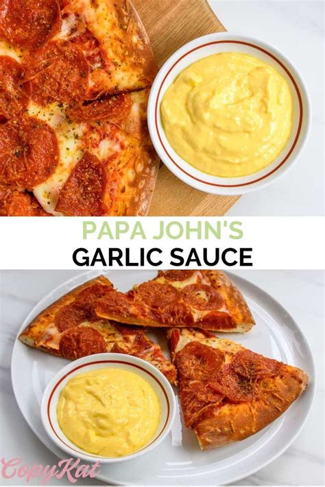 The Best Copycat Papa Johns Garlic Sauce Recipe Copykat Recipes