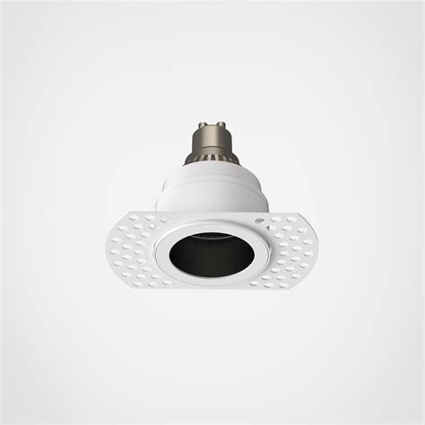 Pinhole Slimline Round Flush Fixed Fire Rated Ip Matt White