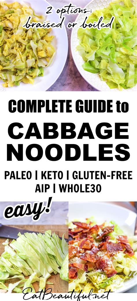 Complete Guide To Cabbage Noodles Pasta Alternative — Paleo Aip