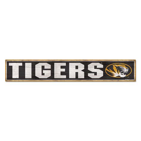 Mizzou Tigers Oval Tiger Head Wooden Sign – Tiger Team Store