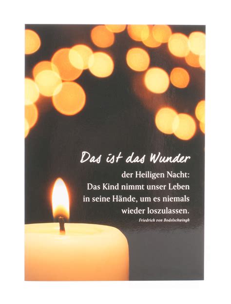 Weihnachtskarte Das Ist Das Wunder Der Heiligen Nacht