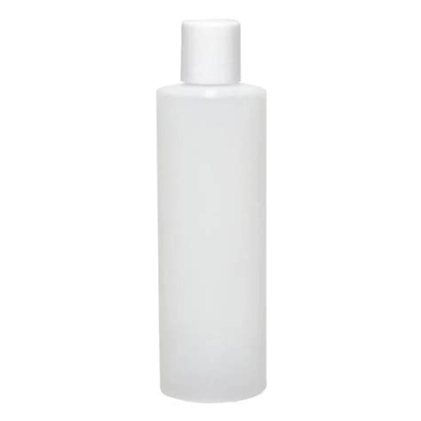 Cylinder HDPE Plastic Bottles Cap EZ Pkg Print