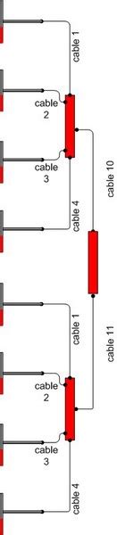 Complete System 8 Dipoles Antennas Omnidirectional FM 87 88 108 MHz