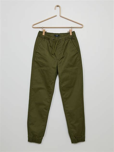 Pantalón chino corte jogger KAKI Kiabi 15 00