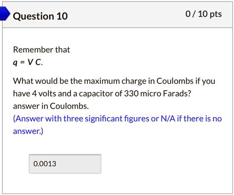 SOLVED Remember That Q VC What Would Be The Maximum Charge In