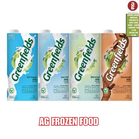 Jual Greenfield Uht Milk All Varian Liter Shopee Indonesia