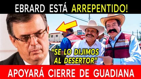 EBRARD SE ARREPINTIÓ AMLO DIÓ JALÓN DE OREJAS ÉPICO SIEMPRE SI