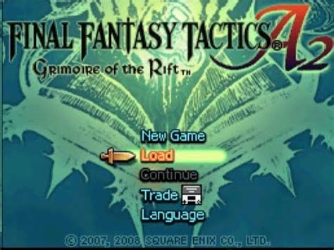 Final Fantasy Tactics A2 Grimoire Of The Rift Opening Gameplay NDS